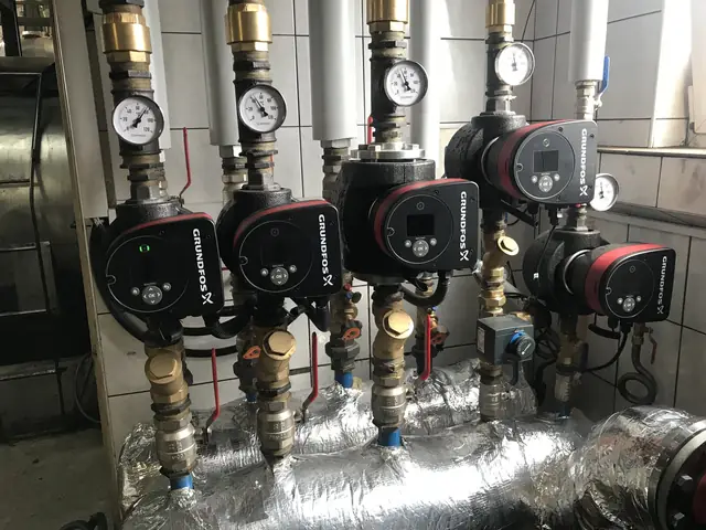 Pump groups with circulation pumps