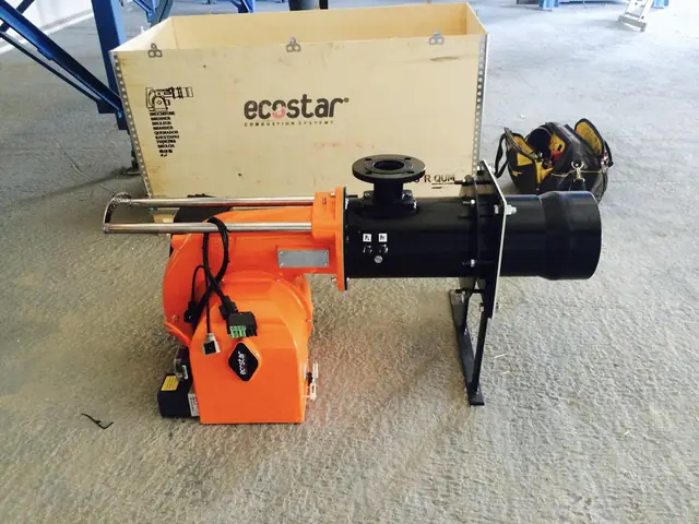 Burner before installation